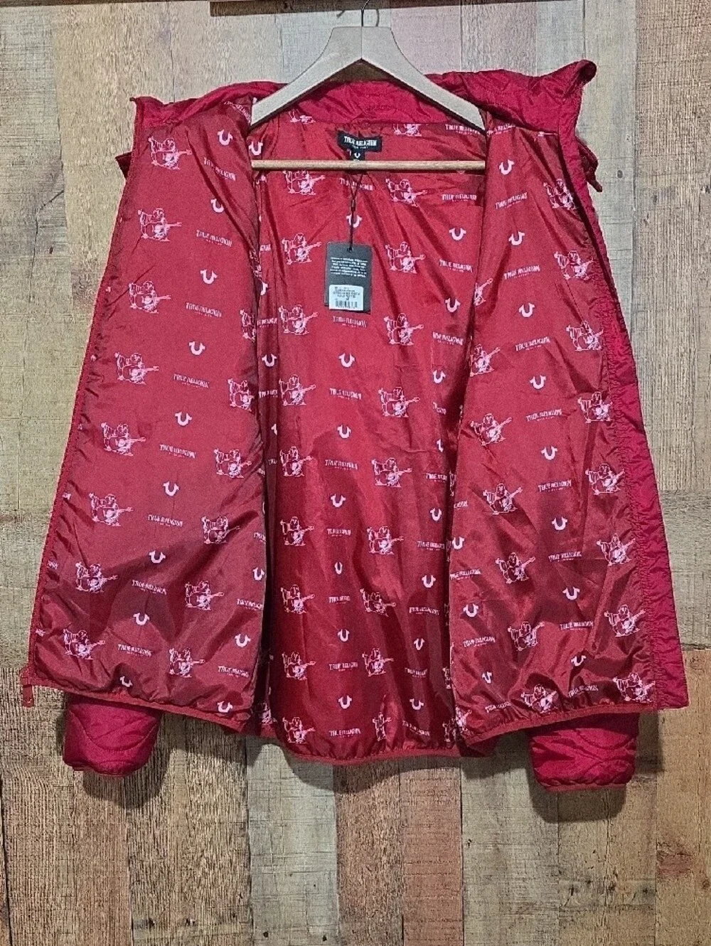 True Religion lightweight quilted